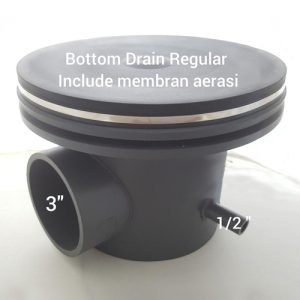 Bottom Drain Reguler Membran Aerasi 3 inch