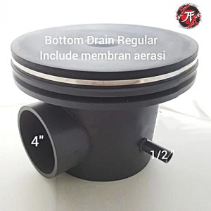 Bottom Drain Reguler Membran Aerasi 4 inch