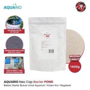Neo Cap Bacter Pond Bakteri Starter Bubuk untuk Kolam Ikan 1400g