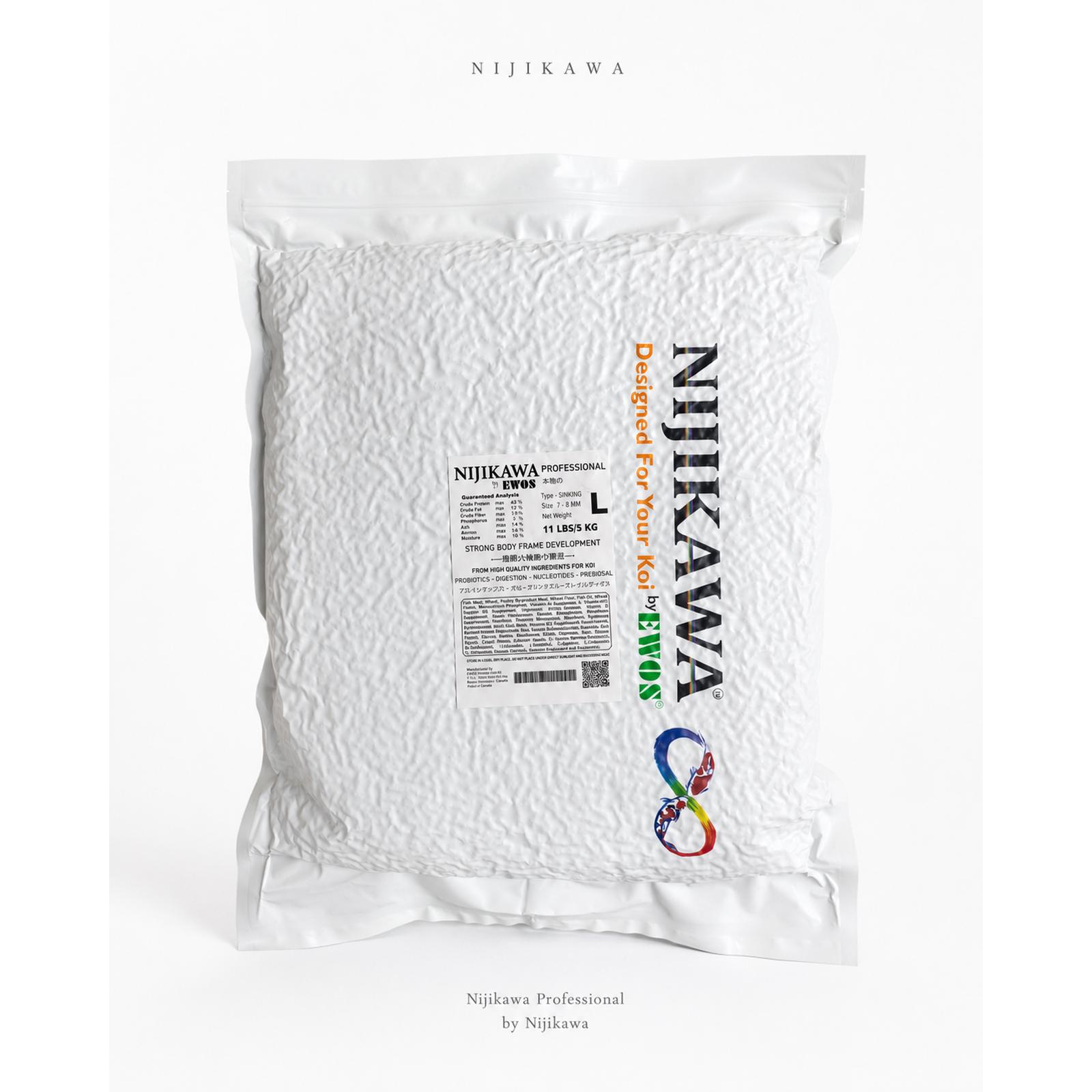 Nijikawa Professional Size L 5kg - Pakan Growth